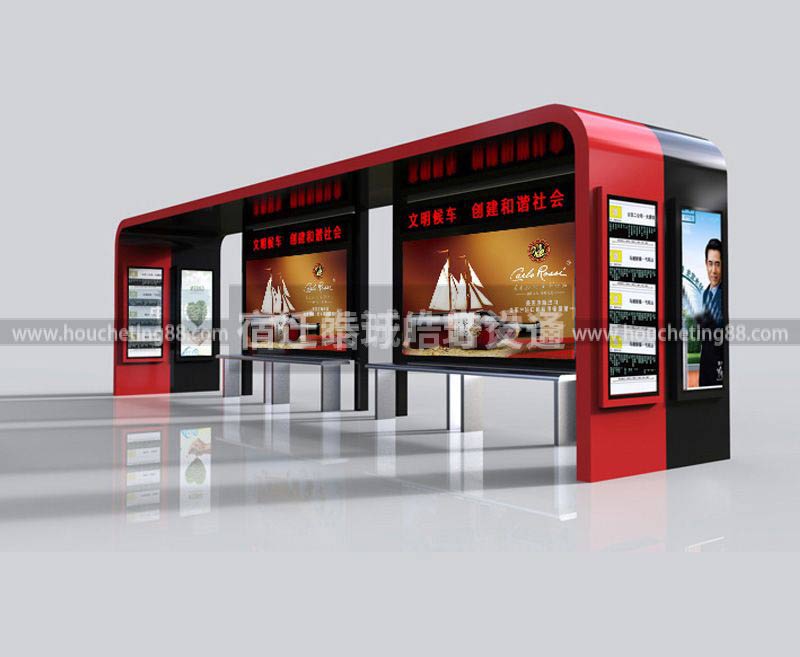 皓玗候車亭設(shè)計(jì)制作廠家，改善各地交通出行配圖一